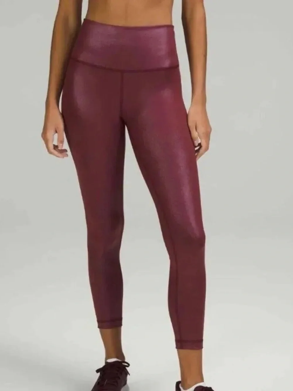 lululemon Wunder Train High Rise Tight Leggings - Radiate Foil